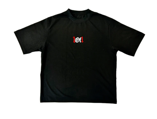 1of1 “Redrum” Black Tee