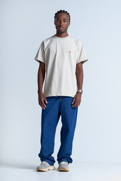 CAMISETA REGULAR GRAND HOTEL  BEGE