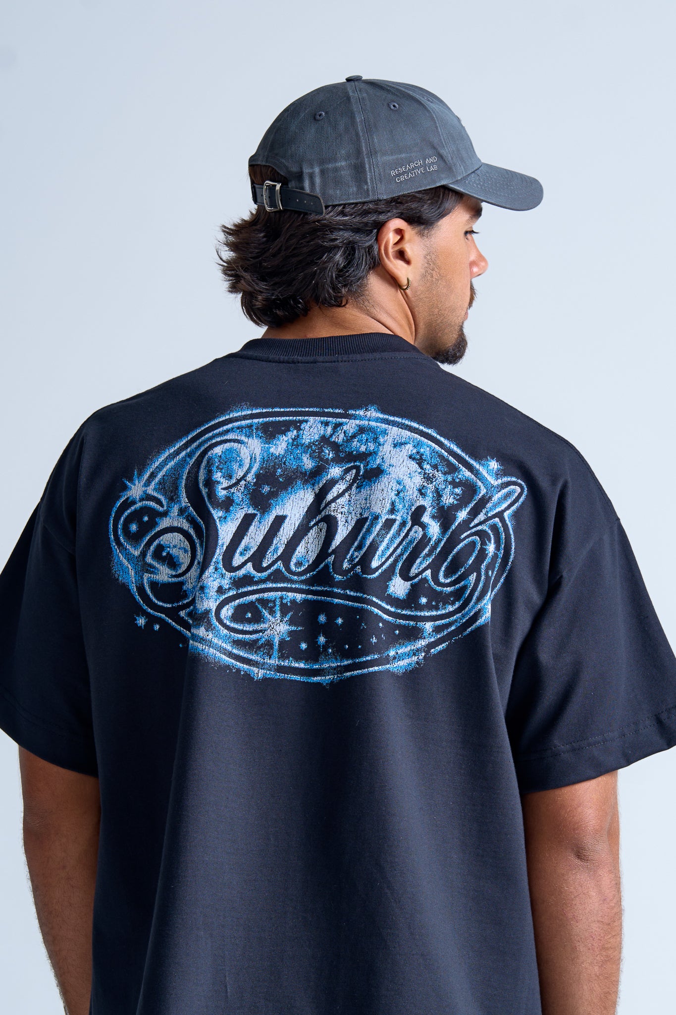 CAMISETA BOXY GALAXY  PRETO