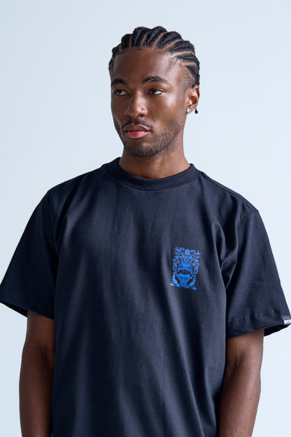 CAMISETA REGULAR HAND PAINTED PRETO