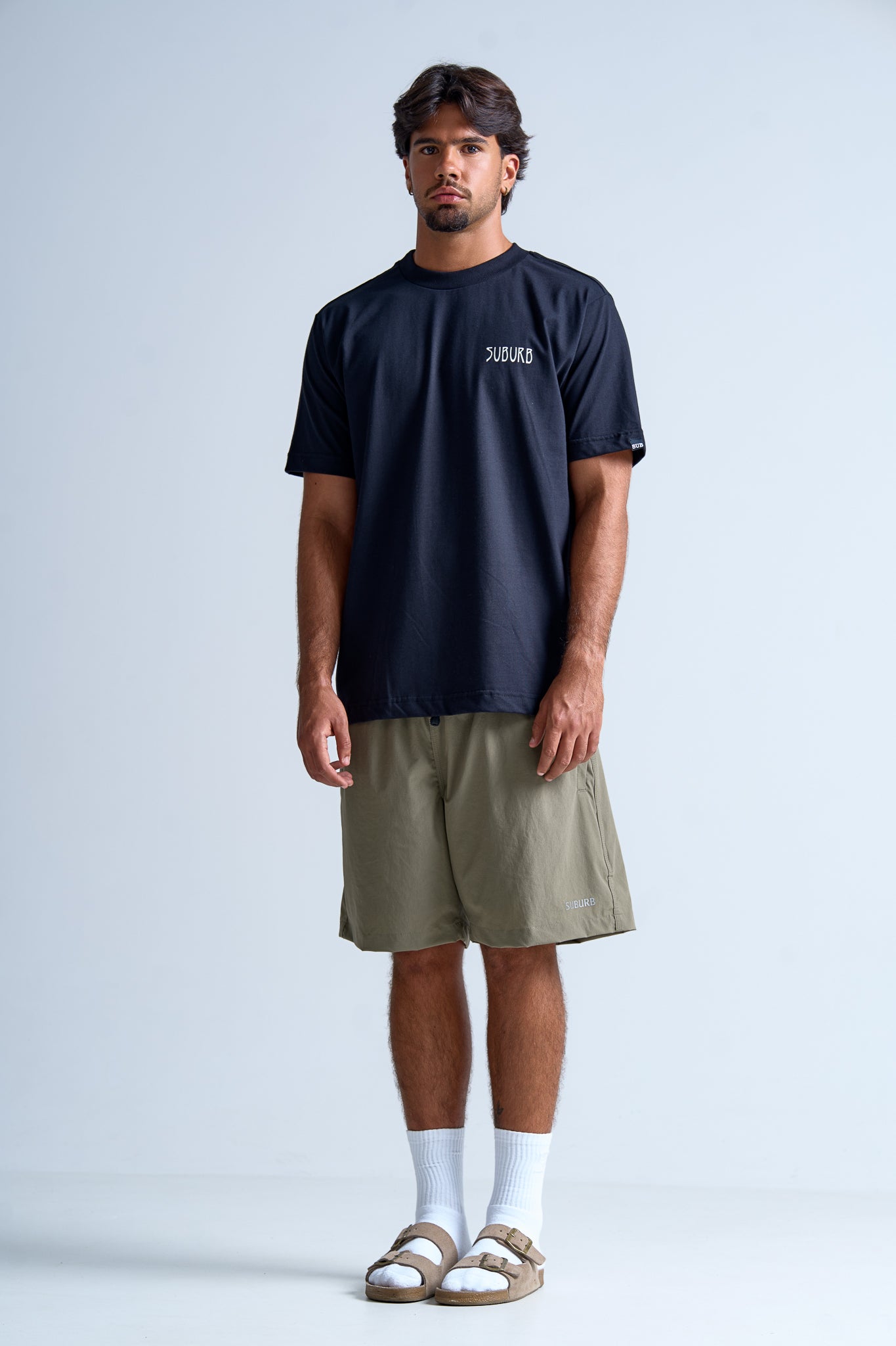 CAMISETA REGULAR TREE  PRETO
