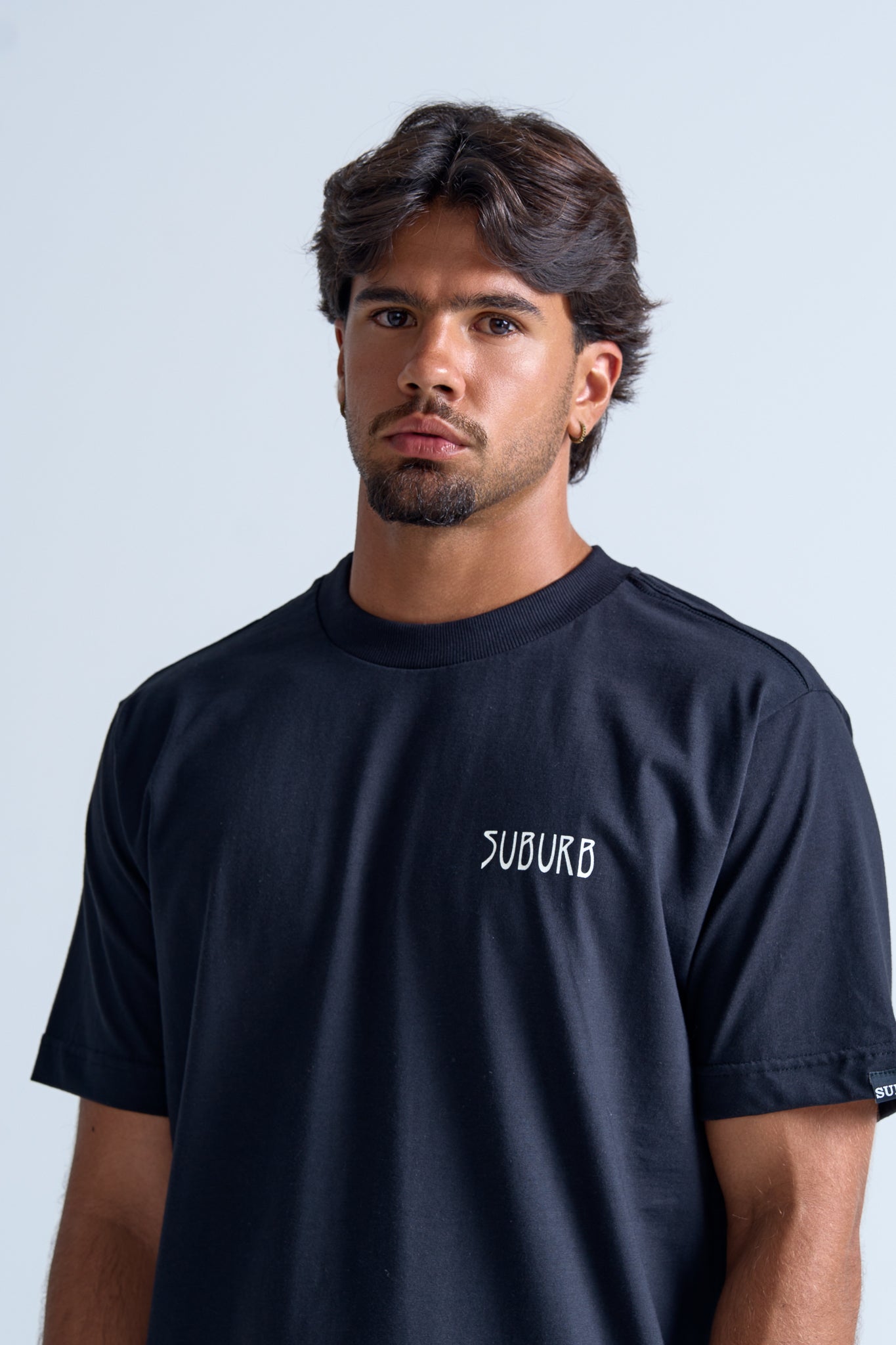 CAMISETA REGULAR TREE  PRETO