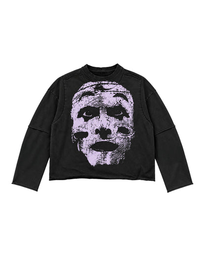 MASK LAYERED LONGSLEEVE PRETA