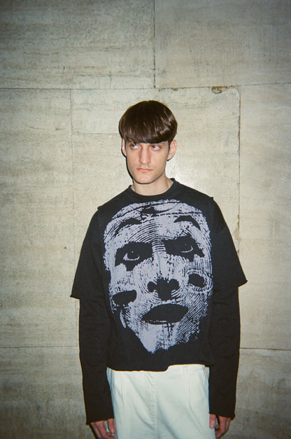 MASK LAYERED LONGSLEEVE PRETA