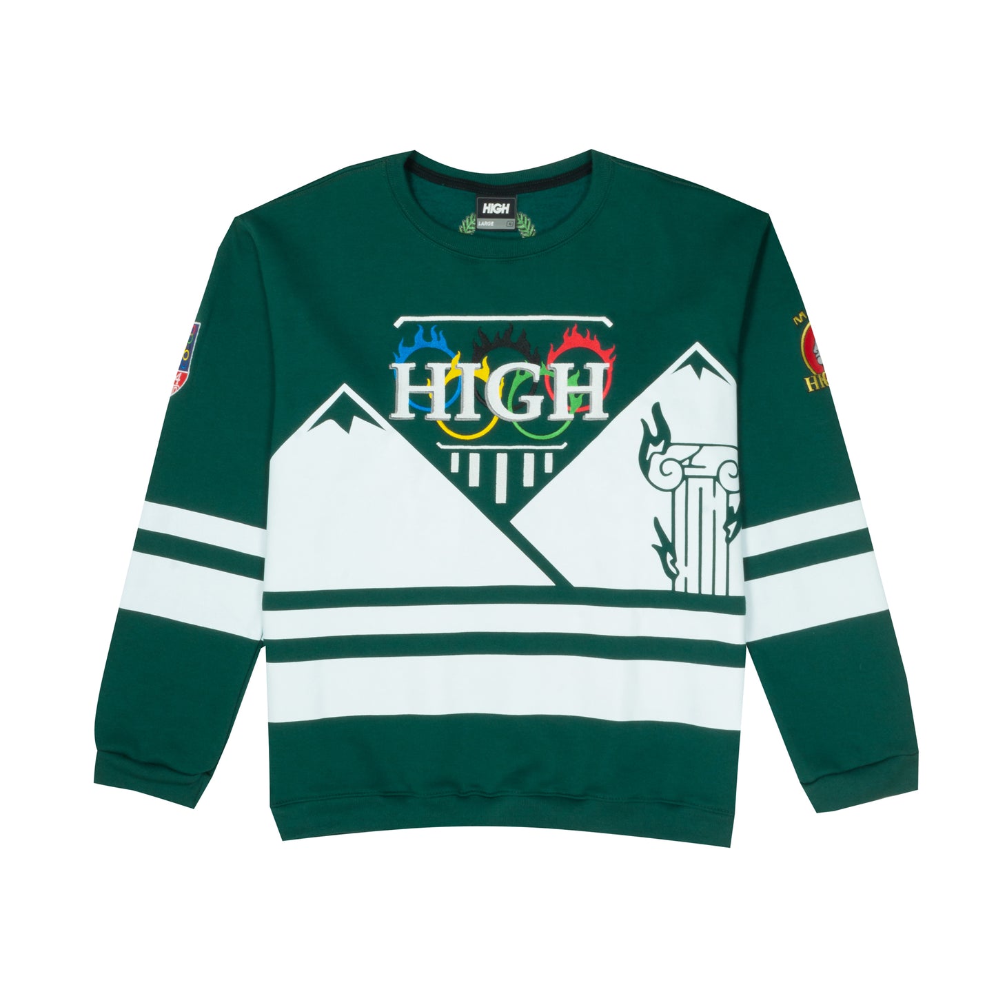 Crewneck Olympic Night Green