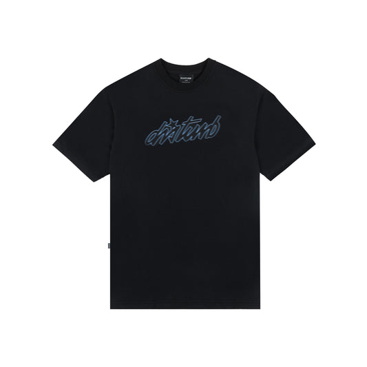 Cursive TShirt In Black