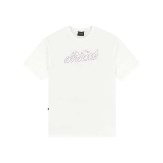 Cursive TShirt In OffWhite