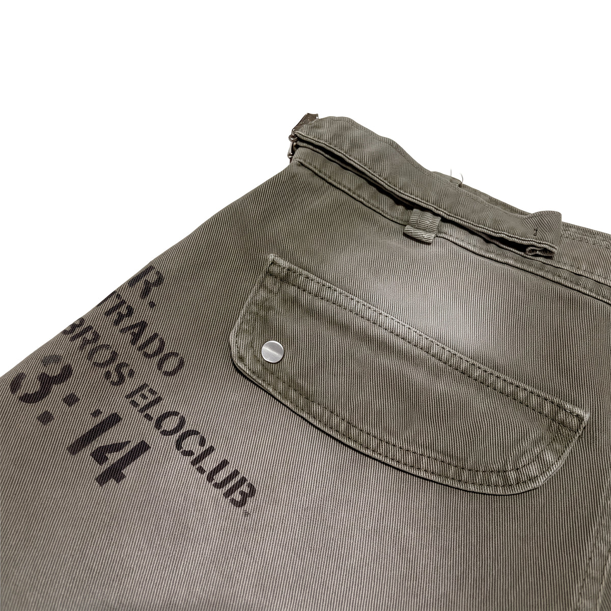 SHORT SARJA SURPLUS STENCIL  VERDE