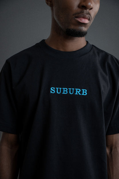 CAMISETA REGULAR EMBOIDERY PRETO