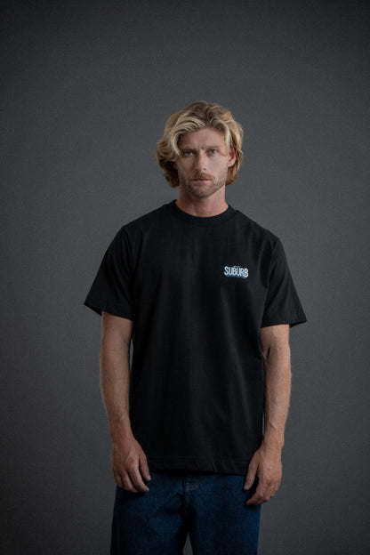 CAMISETA REGULAR SHADOW PRETO