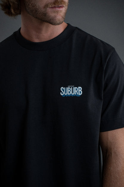 CAMISETA REGULAR SHADOW PRETO