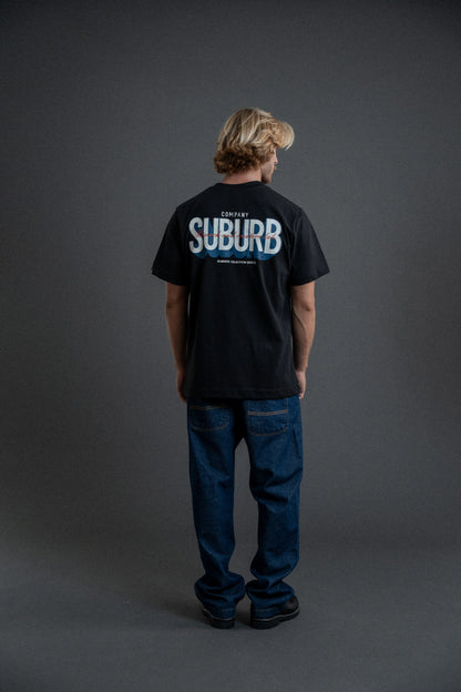 CAMISETA REGULAR SHADOW PRETO
