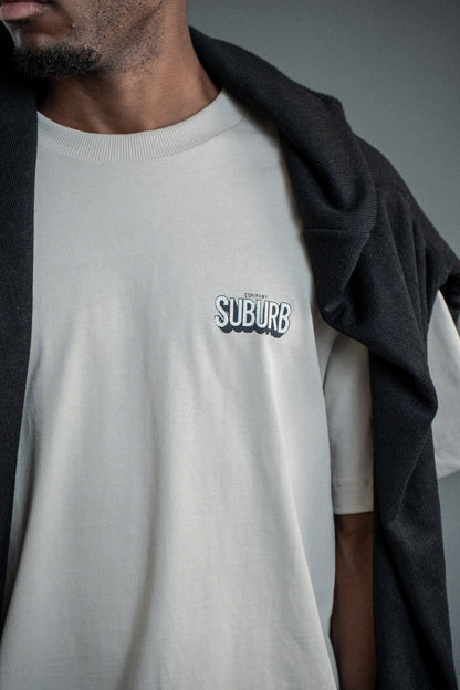 CAMISETA REGULAR SHADOW BEGE
