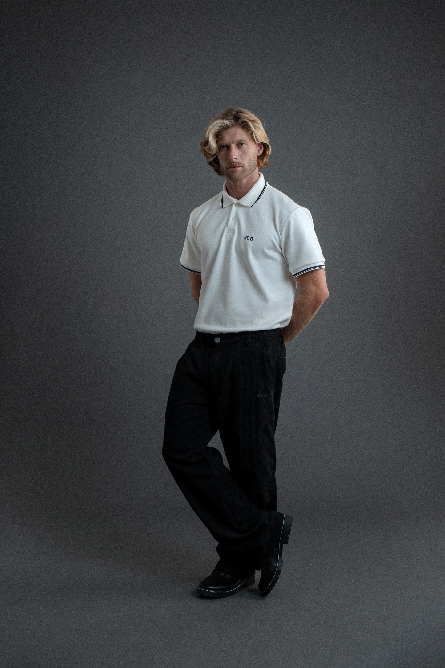 CAMISA POLO DUO OFF WHITE