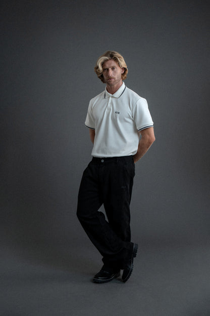 CAMISA POLO DUO OFF WHITE