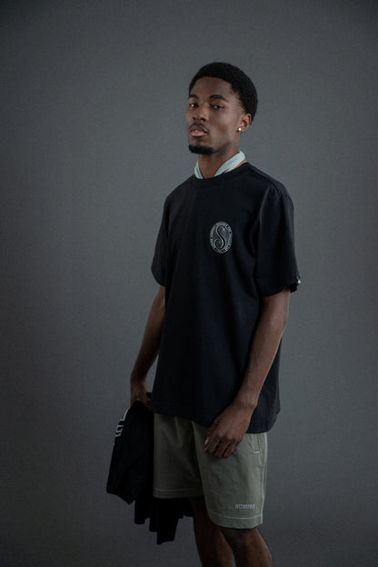 CAMISETA REGULAR ICON PRETO