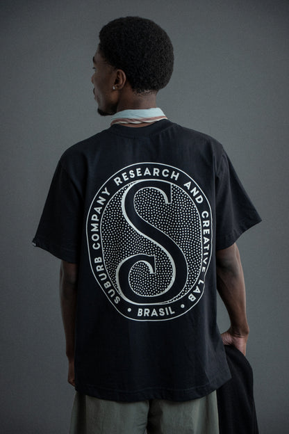 CAMISETA REGULAR ICON PRETO