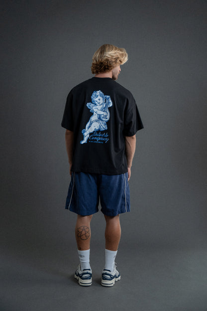 CAMISETA BOXY SACRED ART PRETO