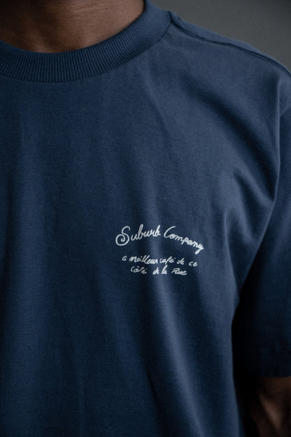 CAMISETA REGULAR PATISSERIE AZUL MARINHO