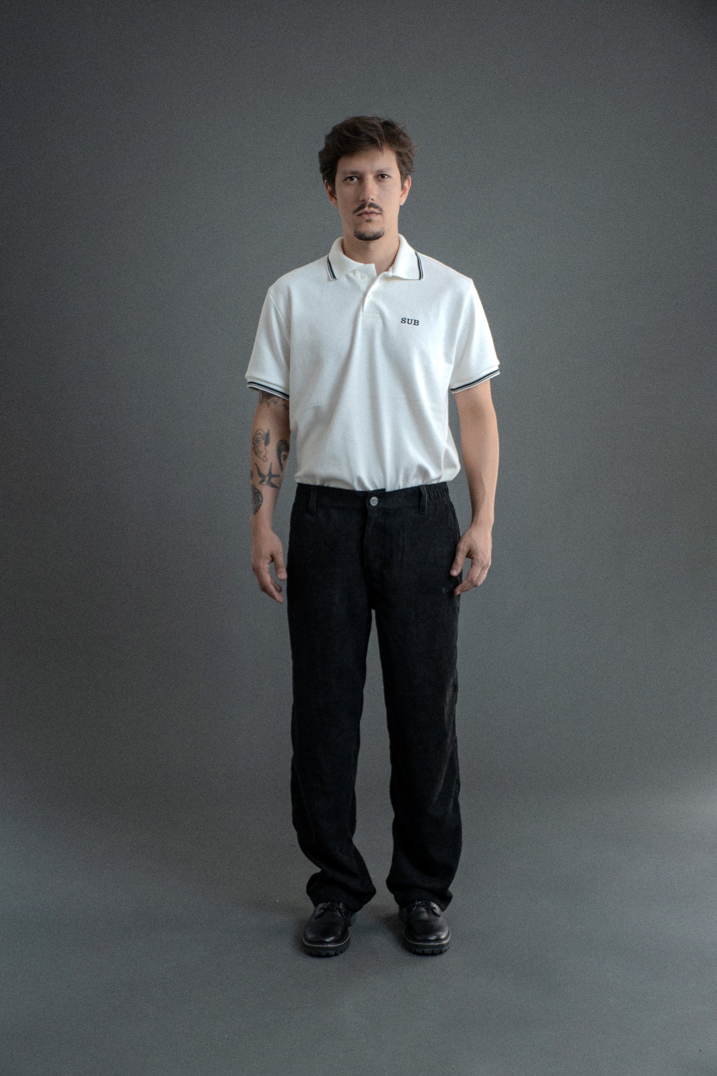 CAMISA POLO DUO OFF WHITE
