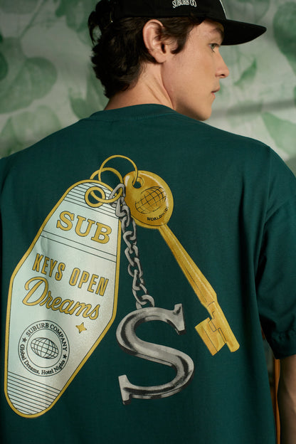 KAYCHAIN BOXY TEE VERDE