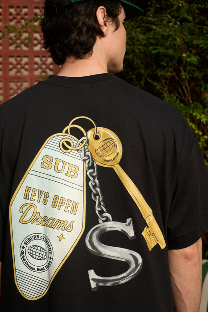 KAYCHAIN BOXY TEE PRETO