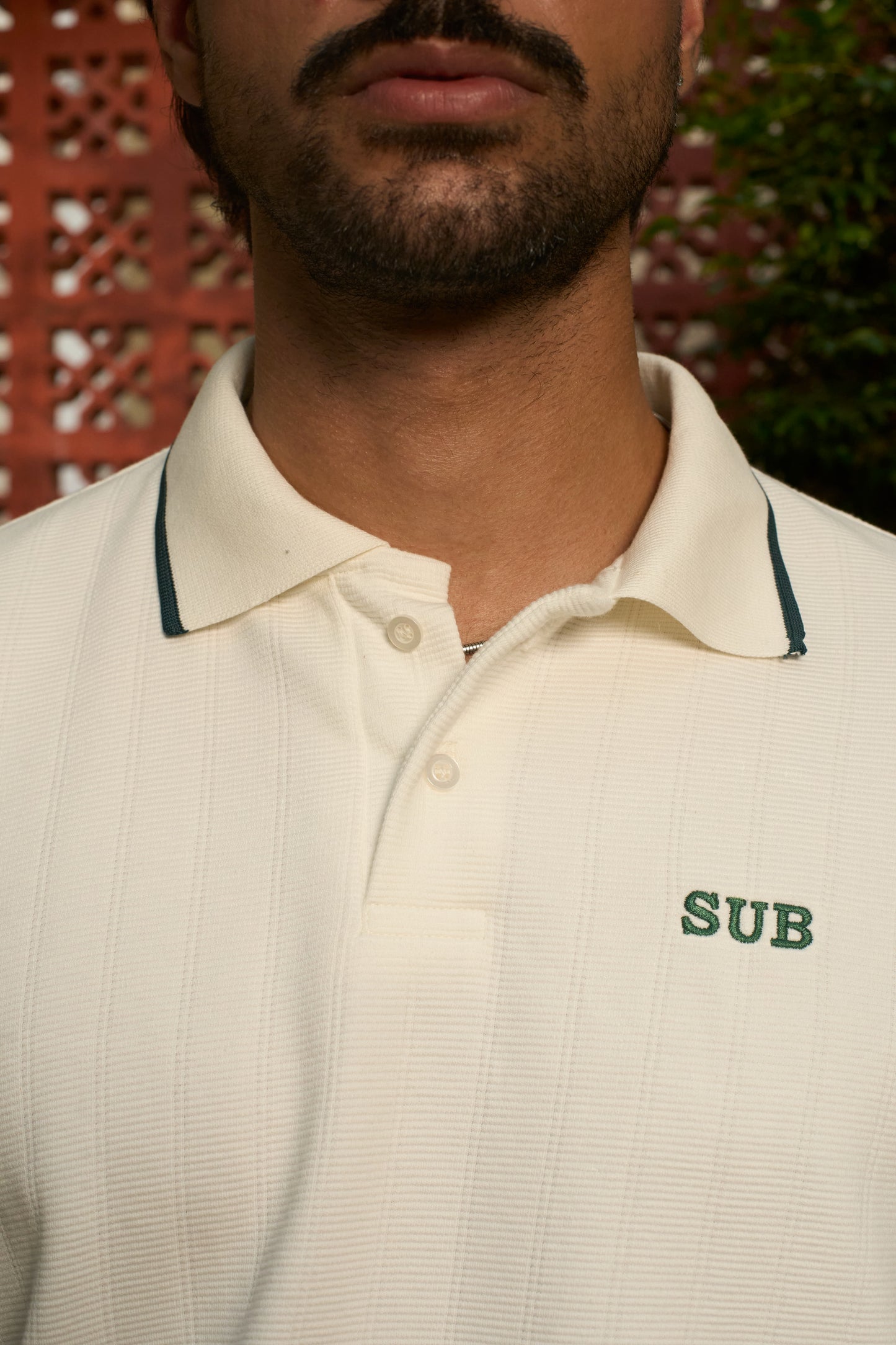 PREMIUM STRIPE POLO  BRANCO
