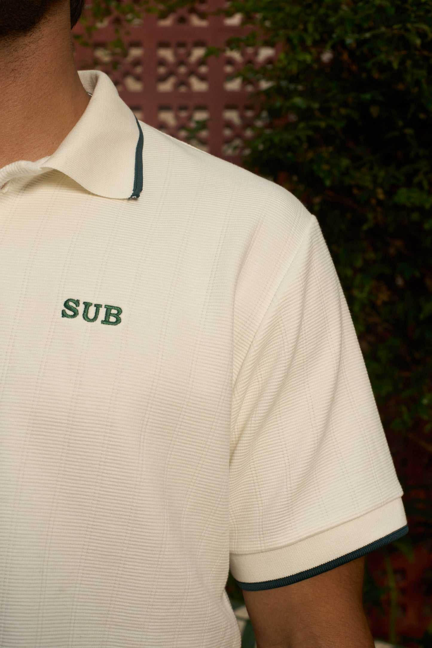 PREMIUM STRIPE POLO  BRANCO