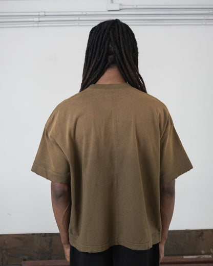 UNF  BOXY TEE  OLIVE GREEN