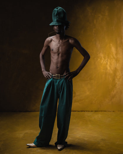 "OITICICA" CALCA ALFAIATARIA MUSGO