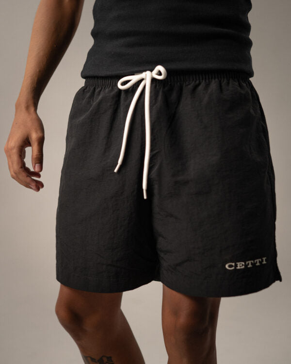 SHORT "LOGO" PRETO