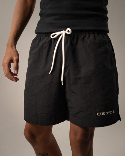 SHORT "LOGO" PRETO