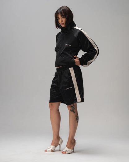 BERMUDA ESPORTIVA "VOYAGE" BLACK