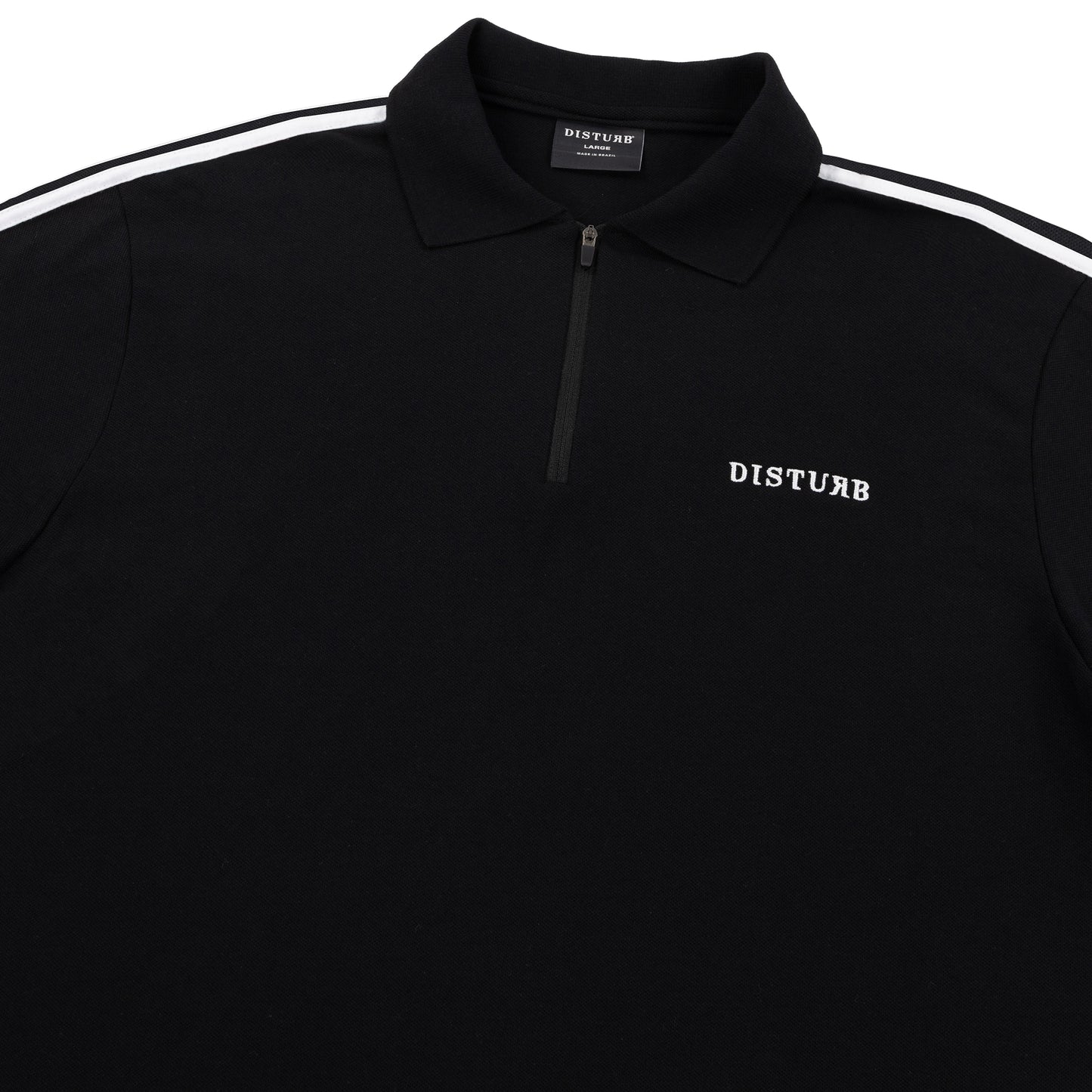 DSTRB LINE Polo In Black