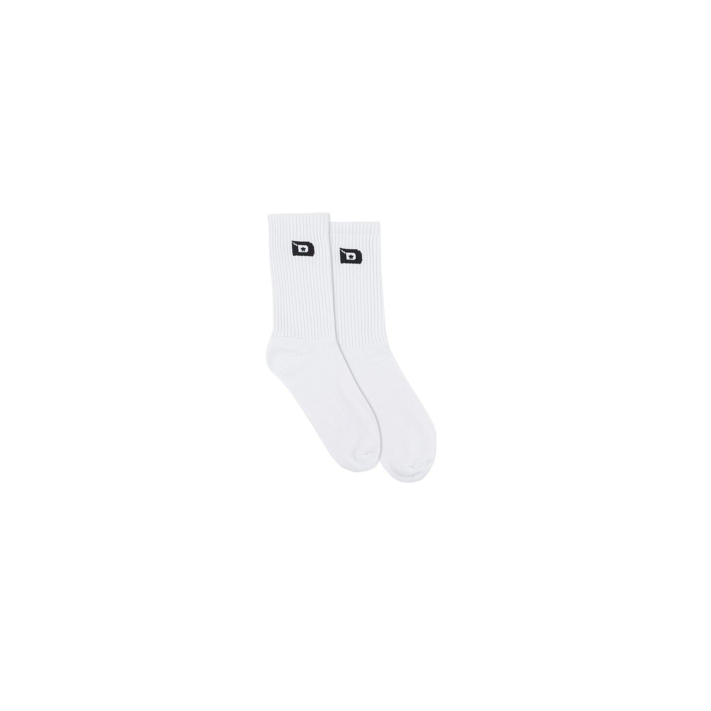 D Ind. Socks In White