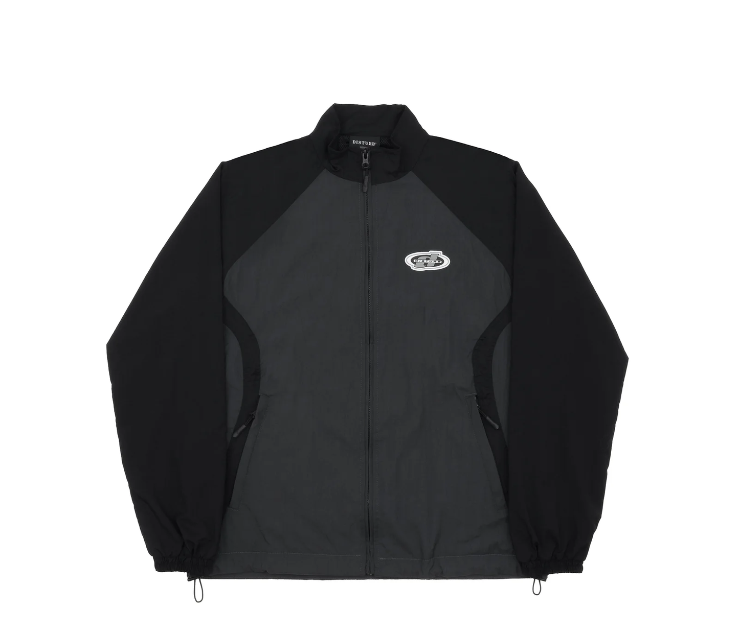 Double Cut Jacket in Black/Grey