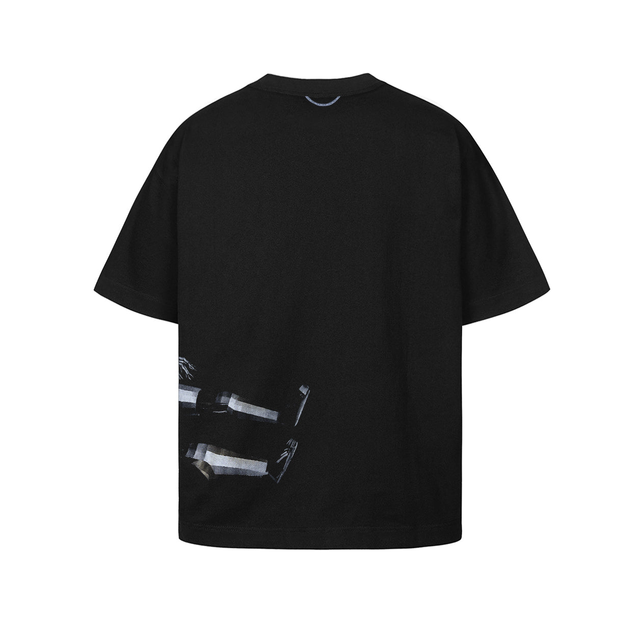 CAMISETA QC DOWN ROBOT BOXY  PRETA