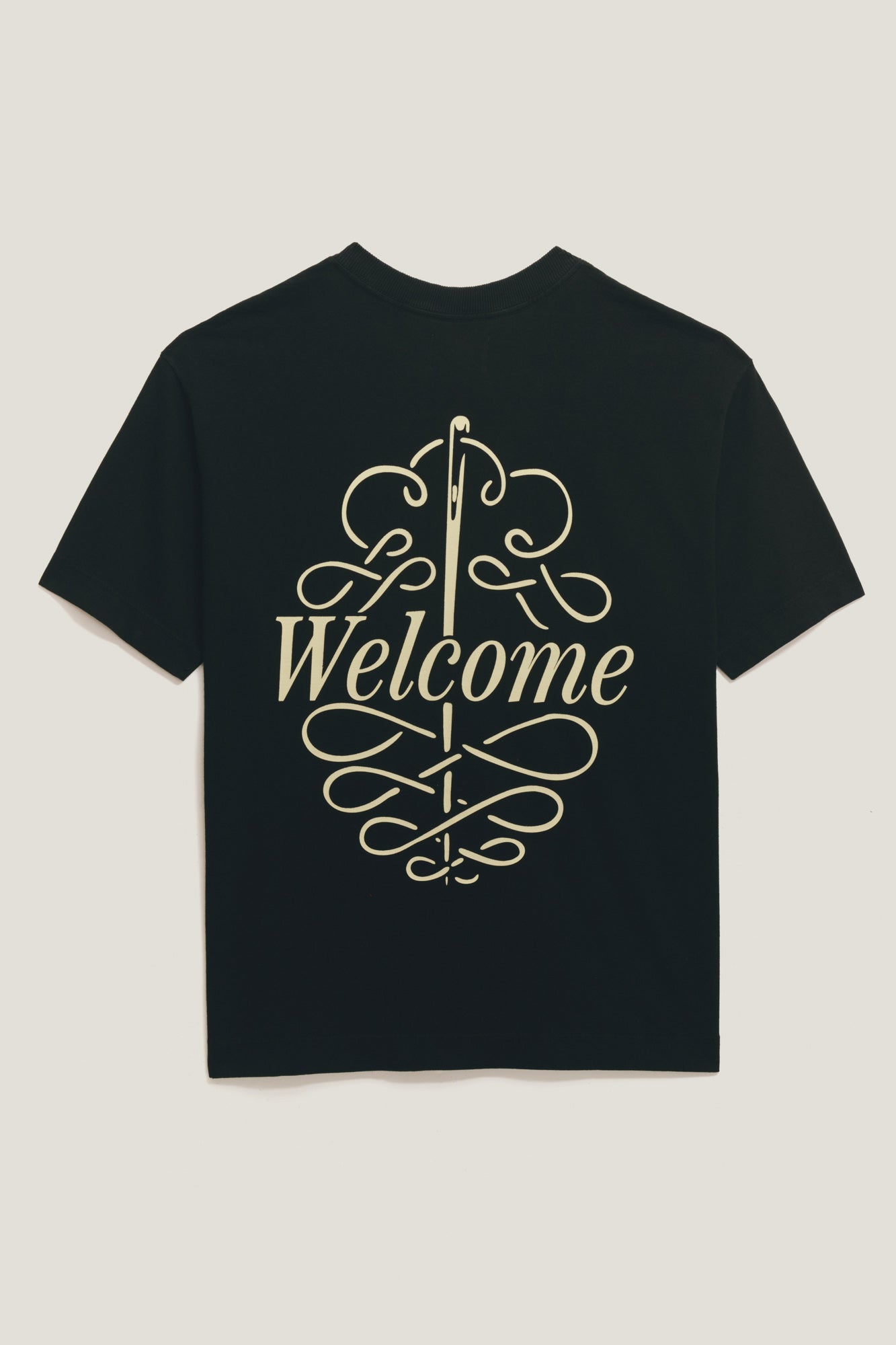 TShirt Regular Fit Needlework  Preta