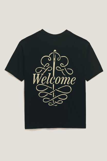 TShirt Regular Fit Needlework  Preta