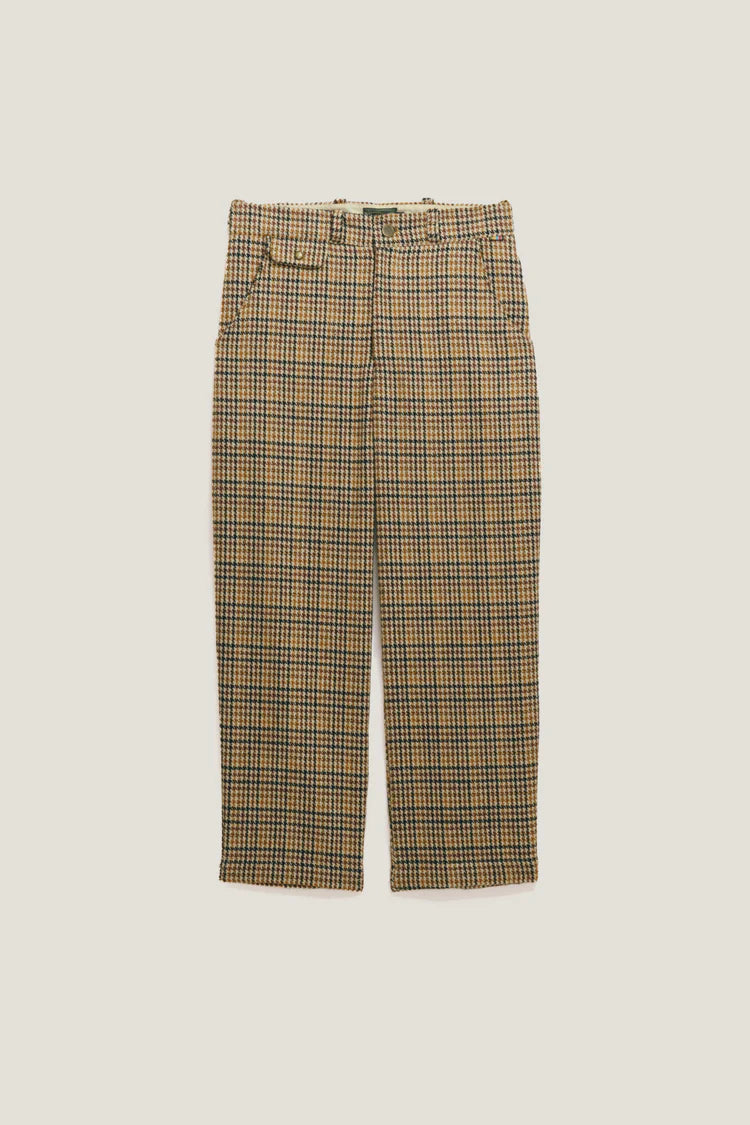 Calca Wide Chino Pied Poule