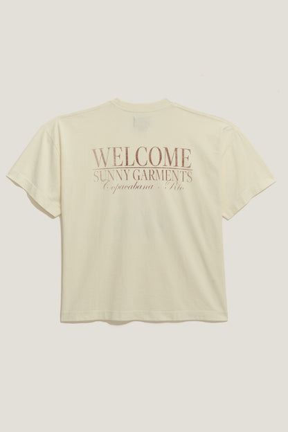 TShirt Boxy Fit Fragance Off White