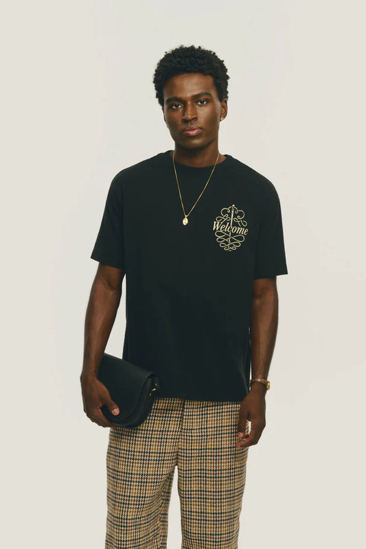 TShirt Regular Fit Needlework  Preta