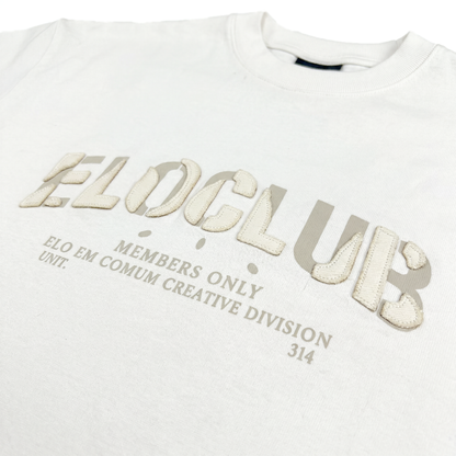 CAMISETA OVER  MEMBERS ONLY  BRANCO OFF.