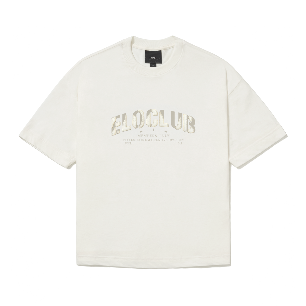 CAMISETA OVER  MEMBERS ONLY  BRANCO OFF.