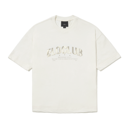 CAMISETA OVER  MEMBERS ONLY  BRANCO OFF.