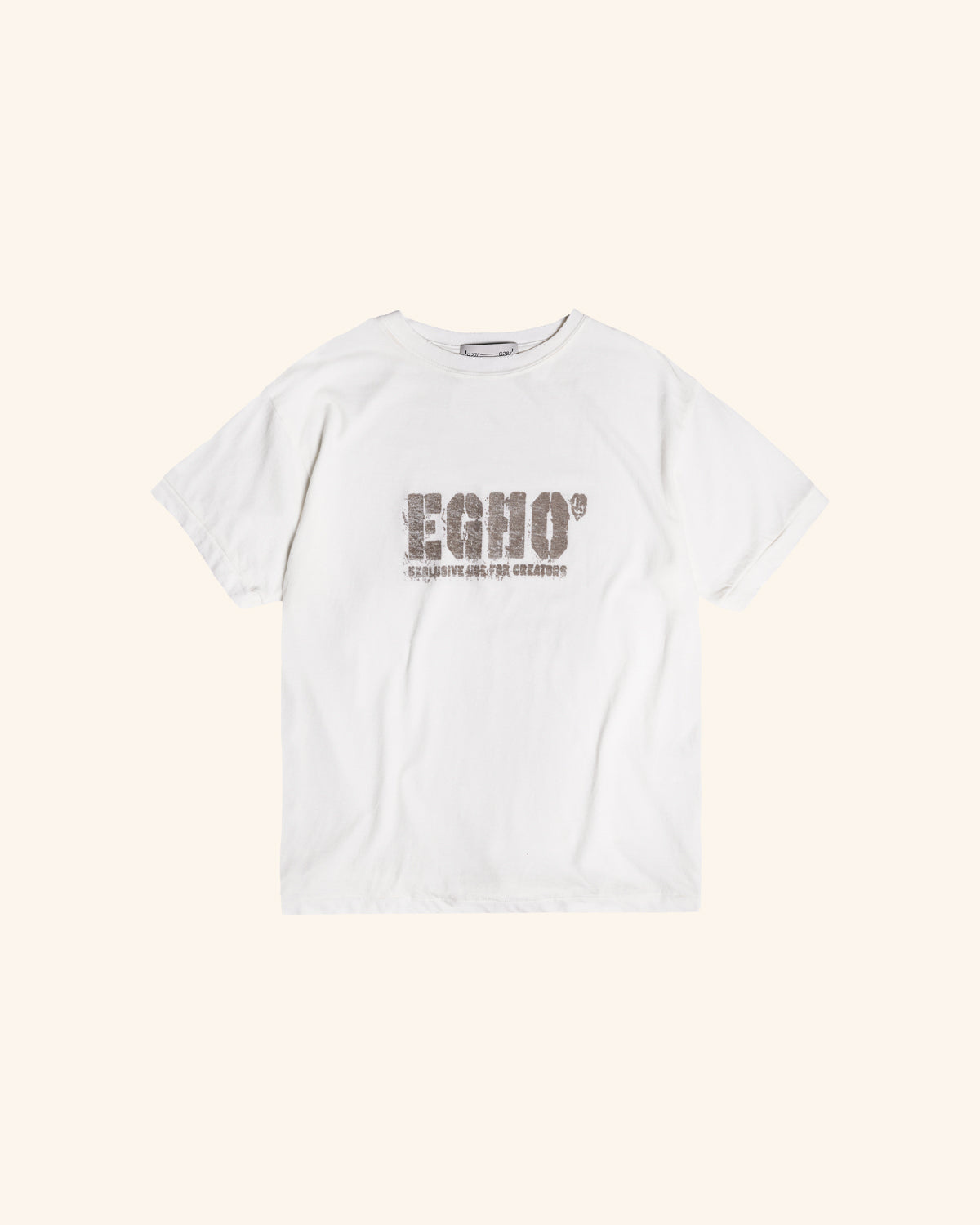 EXCLUSIVE REGULAR GAZE TEE - OFF WHITE
