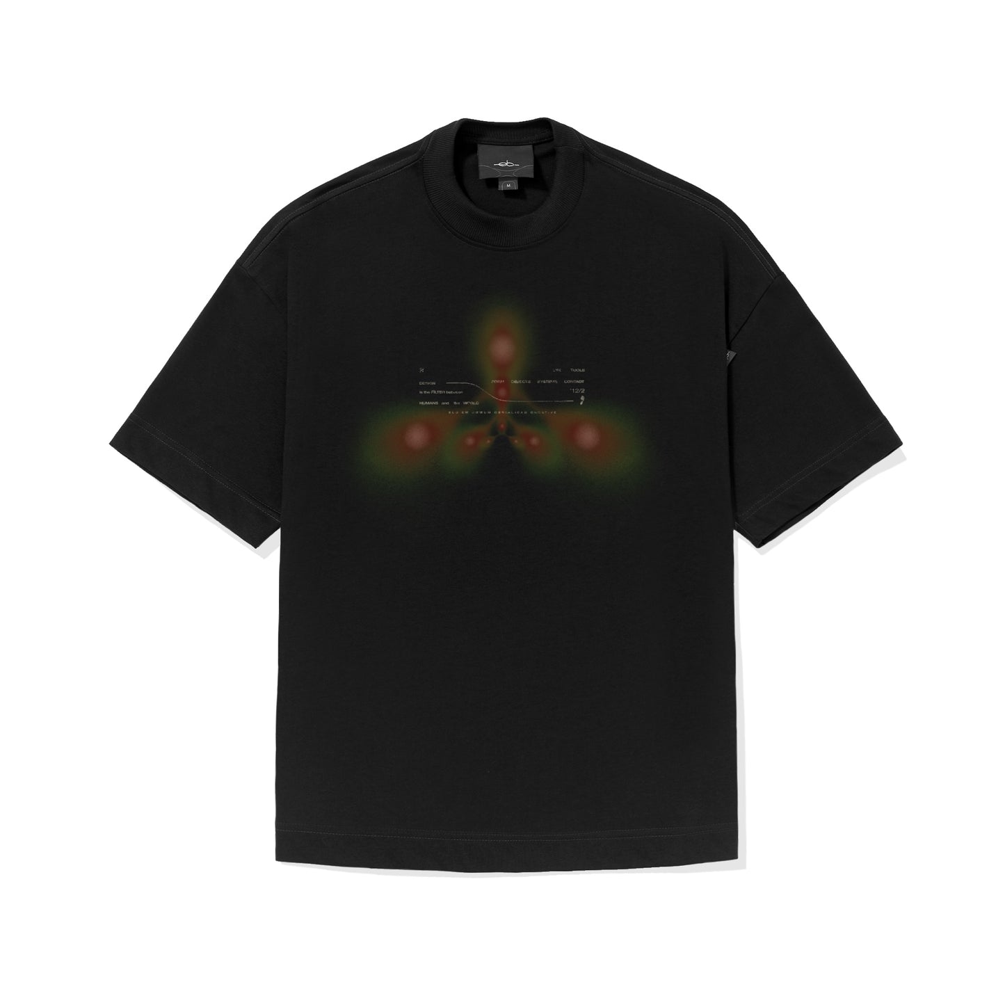 CAMISETA REGULAR FILTER  PRETO
