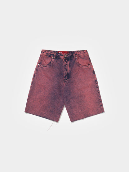 Distressed Denim Shorts  Violet