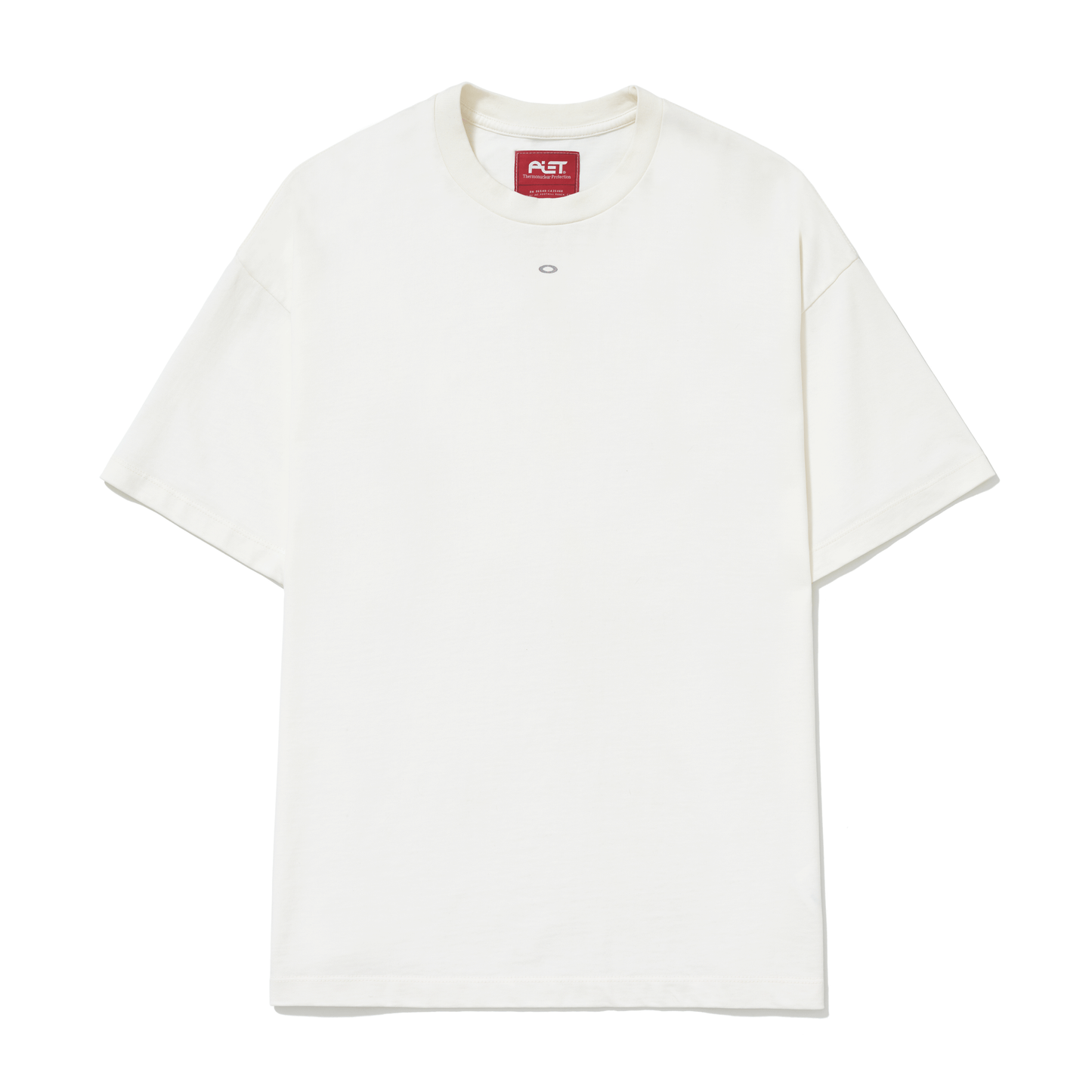 Foil Nano Logo Tshirt  Bone White