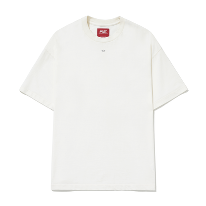 Foil Nano Logo Tshirt  Bone White